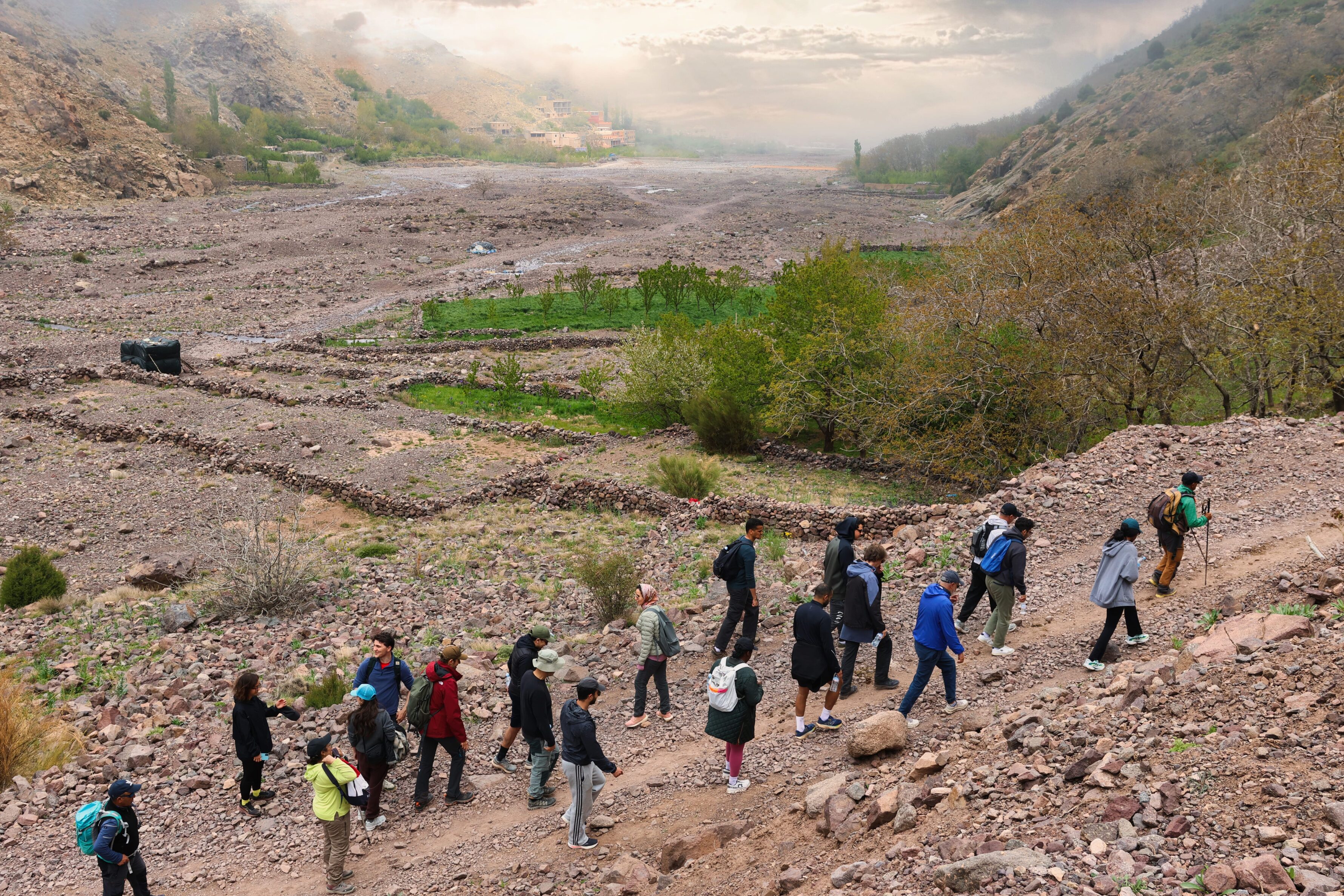 Un parcours collectif dans les paysages de l’Atlas
