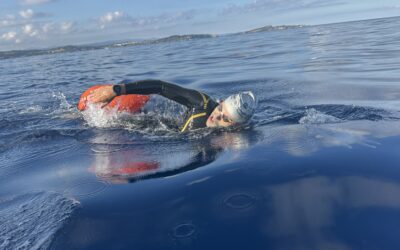 5ème nageur au monde à compléter la traversée Sardaigne–Corse aller-retour à la nage en solo
